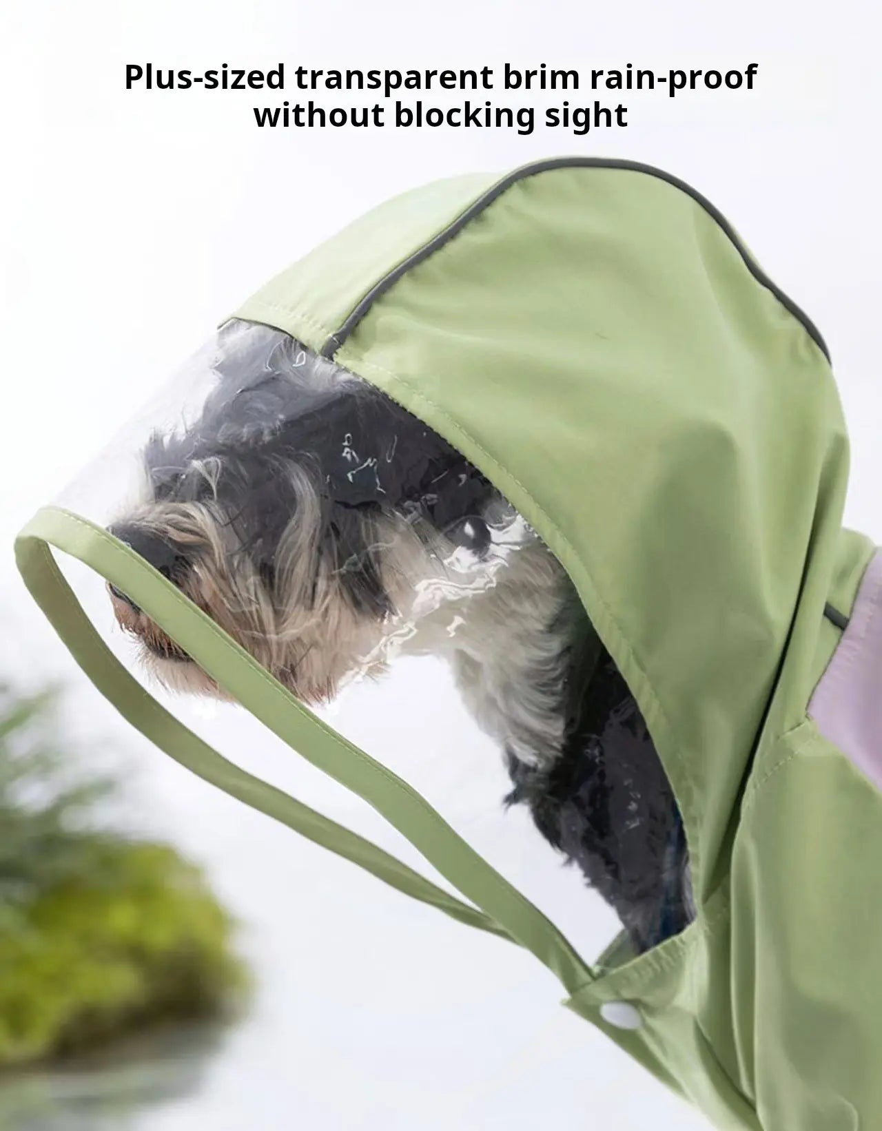 Hipipet Full Body Dog Raincoat – Waterproof 4-Legged Pet Rain Suit, Anti-Mud & Dirt Protection, Hooded Dog Rain Jacket for Small Medium Large Dogs, Outdoor Walking Rainwear