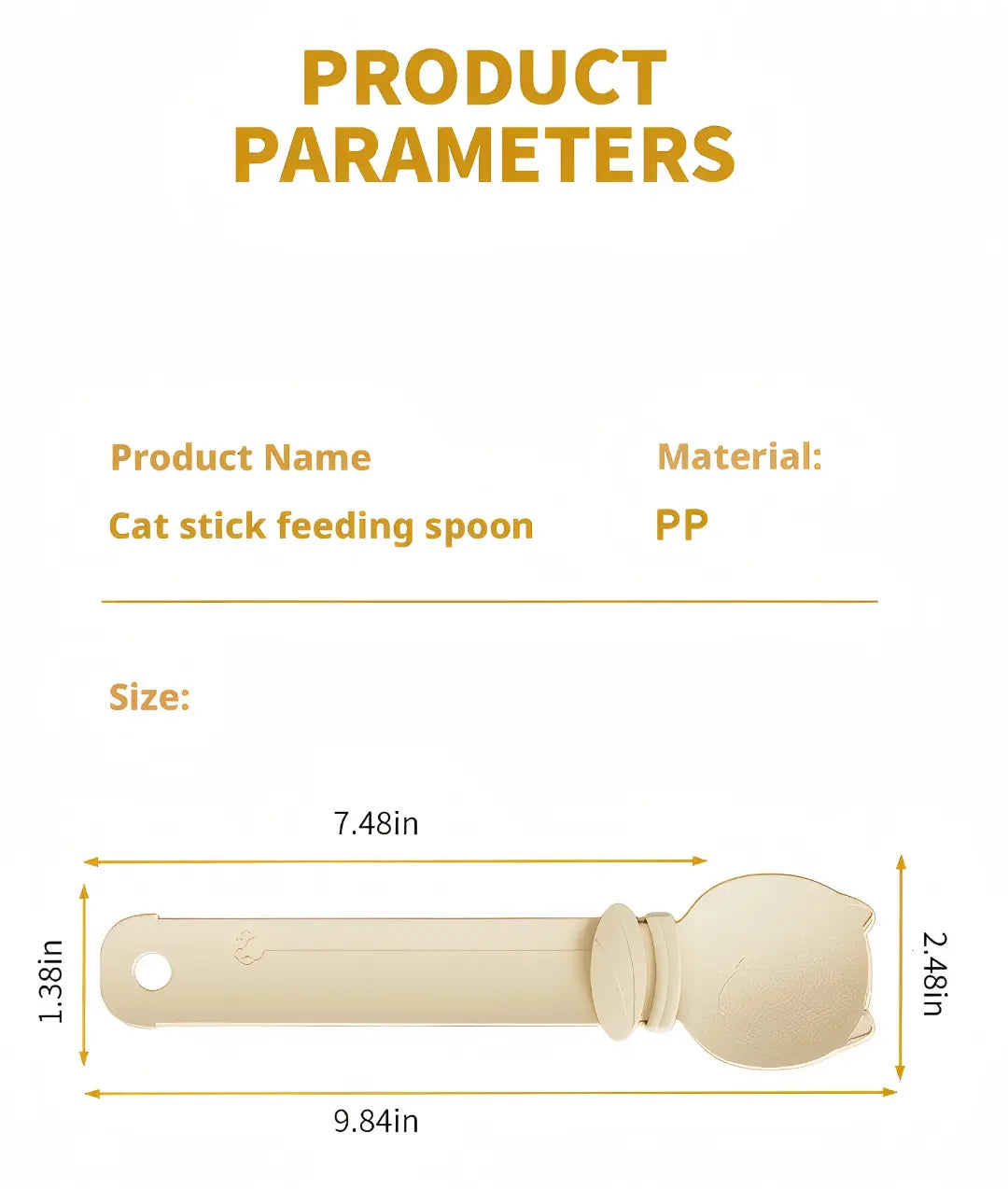 4-Pack Cat Feeding Squeeze Spoon for Wet Treats and Liquid Snacks
