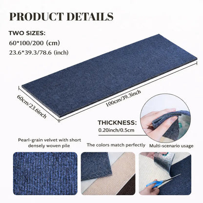 Terrapaw Cat Scratching Patches Anti-Scratch Deterrent Cuttable Wall Mounted Scratcher Mats for Indoor Furniture Pet Supplies Wear-Resistant Scratch Resistant Protector